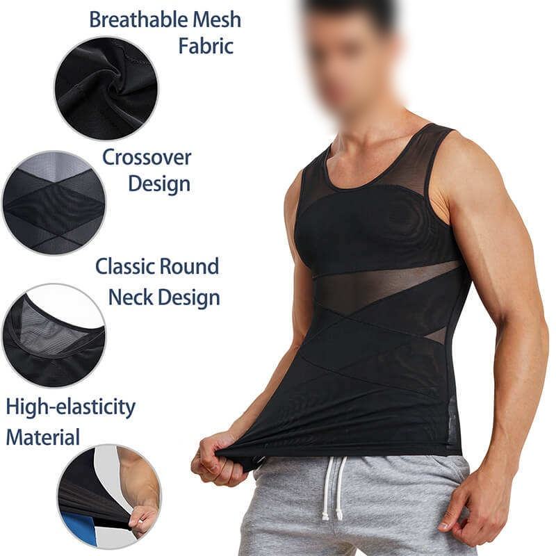 Body Shaper Compression Wear- Chest and Tummy Shaper