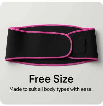 Adjustable Waist Trimmer Sweat Belt for Tummy Control & Daily Wear -Fast Belly fat Loss