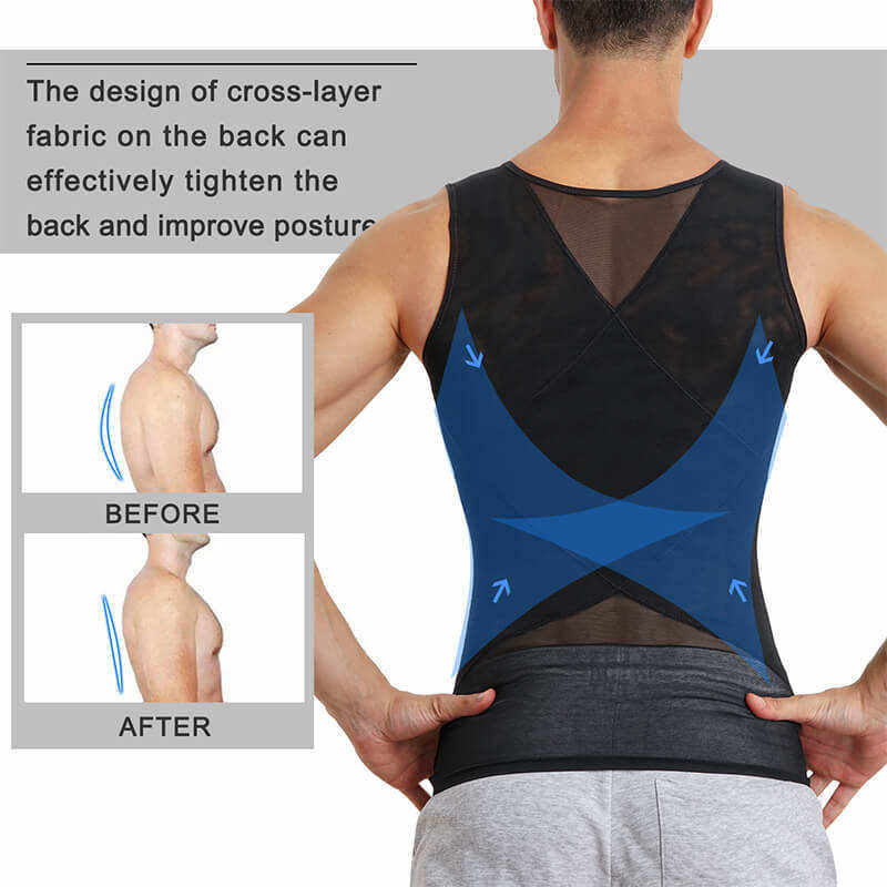 Body Shaper Compression Wear- Chest and Tummy Shaper